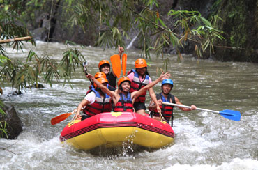 Ayung River Rafting and Elephant Ride Packages