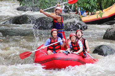 Ayung River Rafting + Cycling + Spa Packages