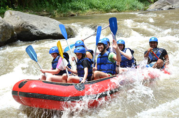 Ayung River Rafting + Elephant Ride + Spa Packages