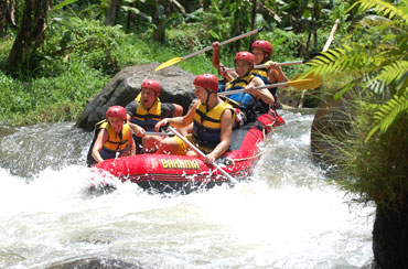 Ayung River Rafting and Besakih Kintamani Tour