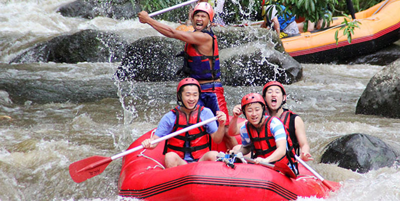 Ayung River Rafting + Bali Swing + Spa Packages