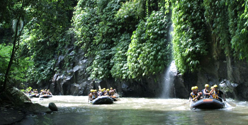 Ayung River Rafting and Cycling Packages