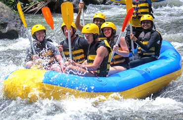 Melangit River Rafting and Ubud Full Day Tour