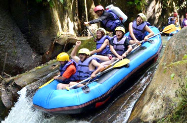 Melangit River Rafting and Tanah Lot Full Day Tour