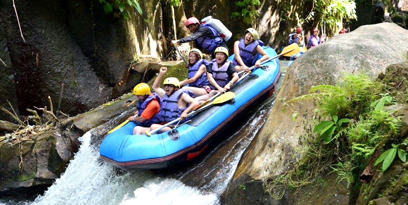 Melangit River Rafting + Bali Swing + Spa Packages