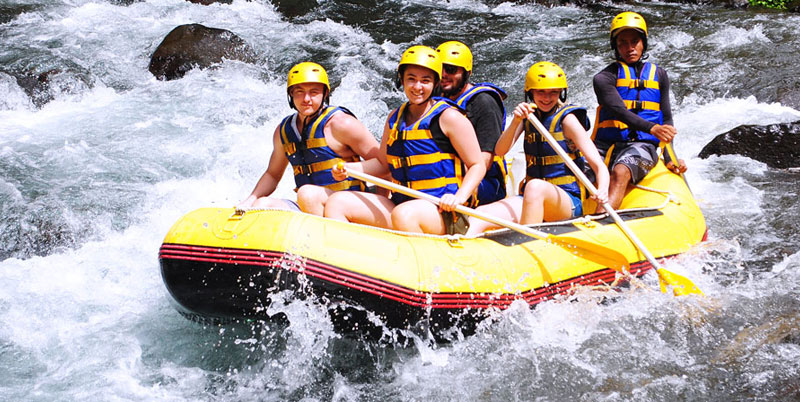 Telaga Waja Rafting + Bali Swing + Spa Packages